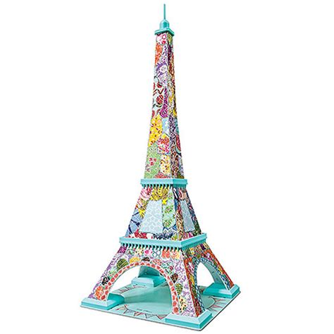 Buy eiffel tower large 3d cardboard puzzle 66 piece jigsaw today & choose from one of these free gifts! Tula Moon Eiffel Tower 3D Puzzle - 216 pc - - Fat Brain Toys