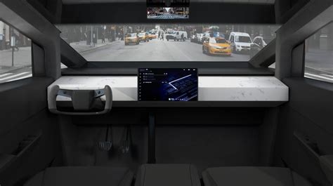 Tesla Cybertruck Interior 2020 First Tesla Semi Interior Video Shows