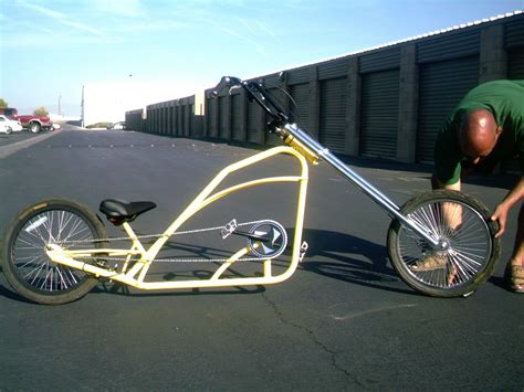 Landway Chopper Yellow 2 Custom Bicycle Bike Wagon Custom Bikes