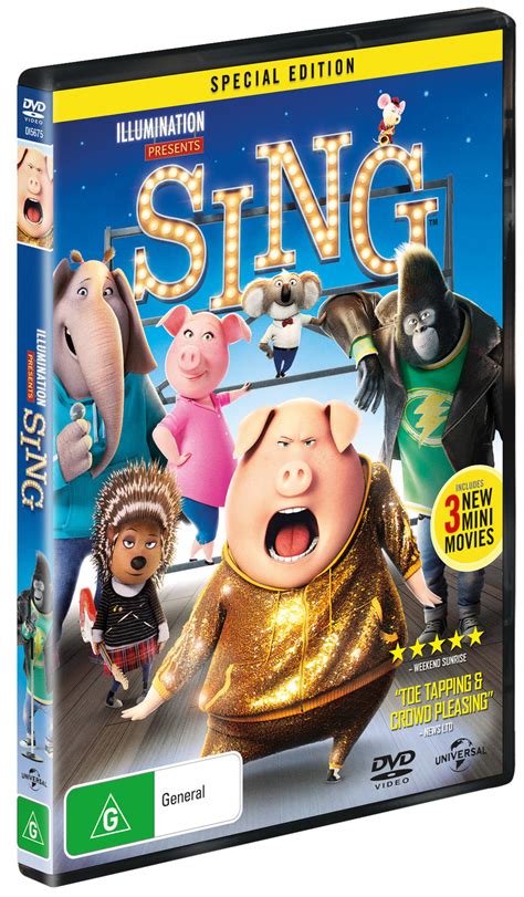 Sing Dvd In Stock Buy Now At Mighty Ape Australia