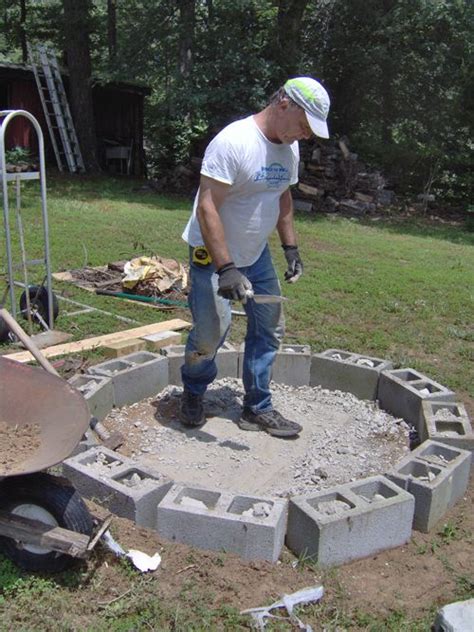 Sometimes the cinder block fire pit has to be simpler. 81 best images about Fire Pits, Burning Yard Waste on ...