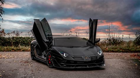 Satin Black Lamborghini Aventador Svj Full Ppf Reep Automotive Group
