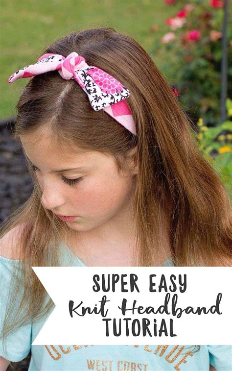 Simple Knotted Headband Tutorial