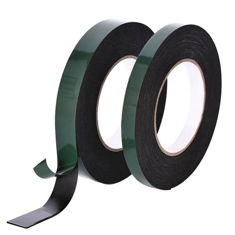 Affordable 2 Rolls Foam Tape Adhesive Sponge Tape Double Sided
