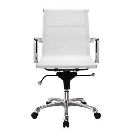 Taking into account the different personal habits of sitting position, the tilt of our back and headrest and chair height are adjustable, i hope this can give you a variety of comfortable choices. Modern Mesh Mid Back Office Chair in White