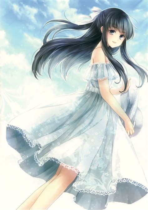 Details More Than 64 Anime White Dress Induhocakina