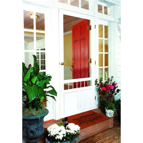 In indonesia, someone wealth decided by the floor. Screen Tight Heritage 36-in x 80-in White Vinyl Frame ...