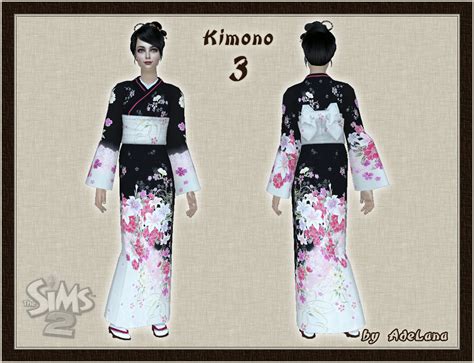 Mod The Sims Japanese Kimono Collection Maxis Mesh