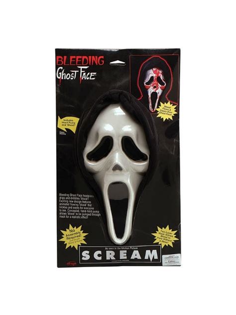 Scream Mask Bleeding Costumes R Us Fancy Dress