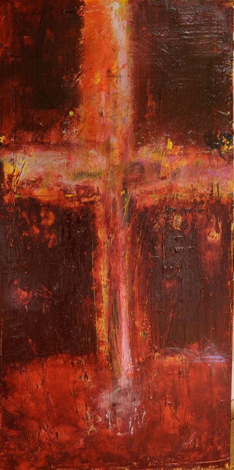 Cross Alive Original Abstract Acryllic Painting On Canvas Etsy