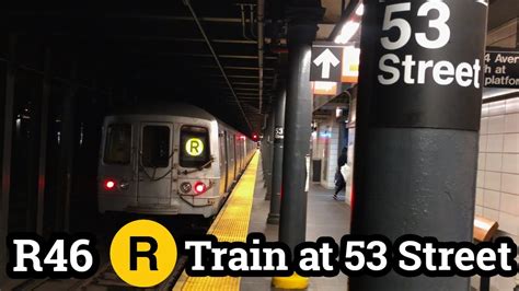 Nyc Subway R46 R Train And R160a Action At 53 Street March 2020
