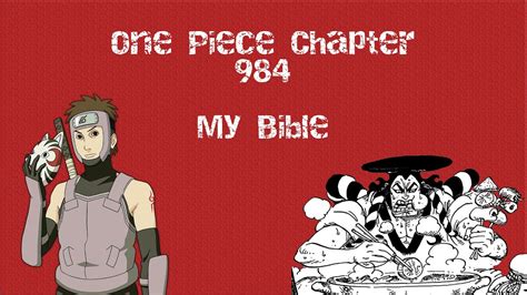 One Piece 984 Chapter Reviewdiscussion Youtube