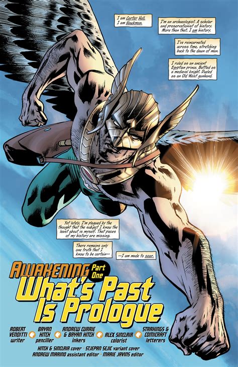 Hawkman 2018 Chapter 1 Page 1
