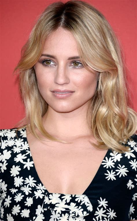 Dianna Agron Smoulders In A Silver Smokey Eye And Farrah Fawcett Waves