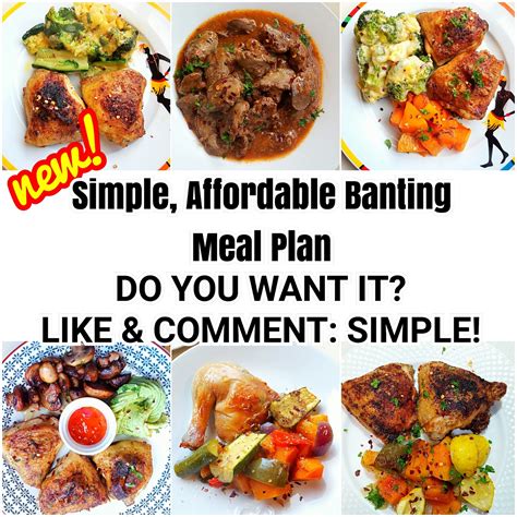 For The Love Of Banting Simple Affordable Banting Meal Plan