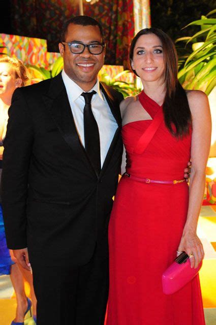 The couple first met in 2013 and eloped three years later. Jordan Peele and Chelsea Peretti 002