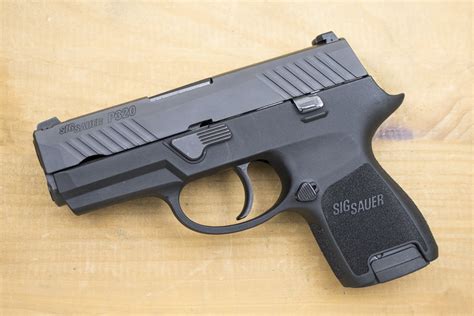 Sig Sauer P Subcompact Mm Police Trade In Pistols Very Good Condition Sportsman S
