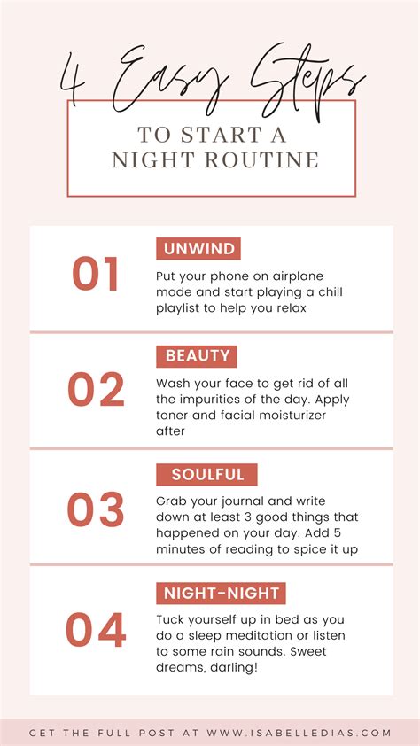 Looking For A Daily Night Routine Checklist That Has Self Care Skin
