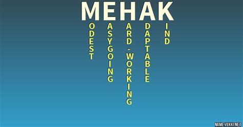The Meaning Of Mehak Name Meanings