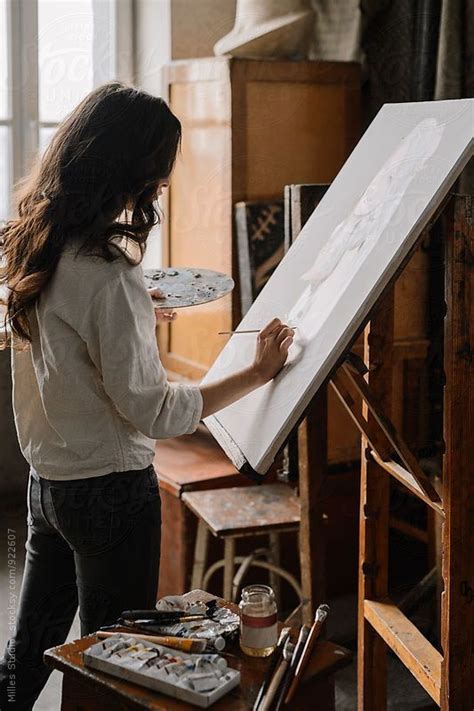 Crea Tu Propio Estudio De Pintura En Casa Lugar De Trabajo