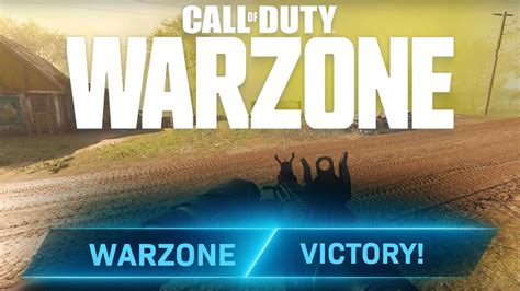 Warzone Solo Victory Gameplay Call Of Duty Modern Warfare Battle Royale