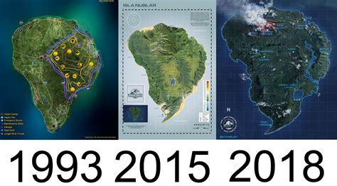 Isla Nublar Jurassic World Map World Map