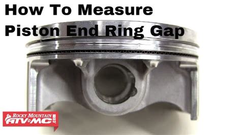How To Measure Piston Ring End Gap On A Motorcycle Or Atv Youtube
