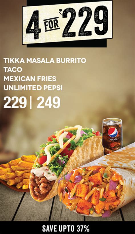 Menu of Taco Bell, Sector 35, Chandigarh, Chandigarh | EazyDiner