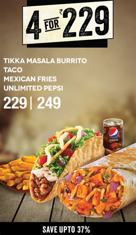 Menu Of Taco Bell Sector 35 Chandigarh Chandigarh Eazydiner