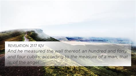 Revelation 2117 Kjv 4k Wallpaper And He Measured The Wall Thereof