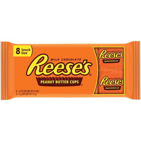 Reese S Snack Size Peanut Butter Cups Oz Walmart