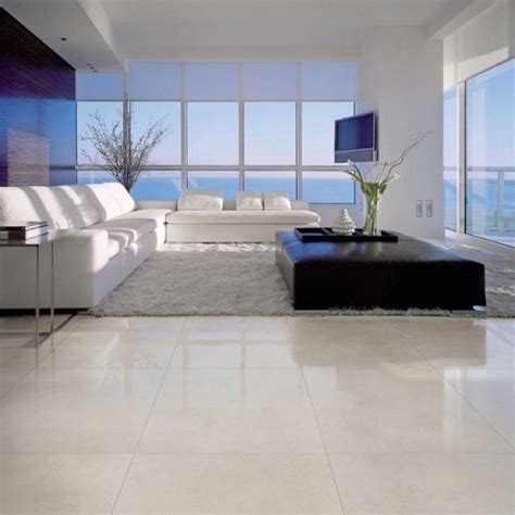 Large Shiny Floor Tiles Tiles Floor Modern White Tile Floor Modern