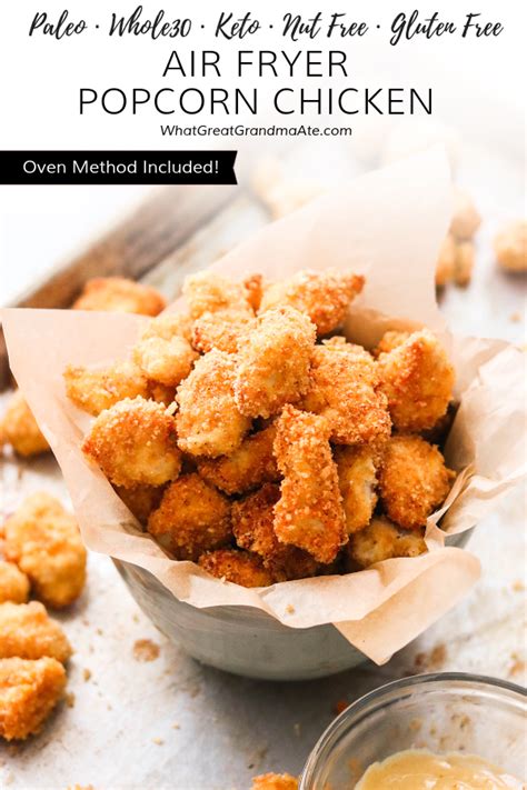 If you have another question, feel free to write a comment or send us an email! Air Fryer Keto Popcorn Chicken (Paleo, Whole30) - Oven Method Included! - What Great Grandma Ate