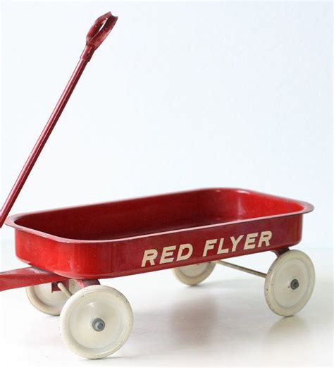 Vintage Red Flyer Wagon Red Toy Wagon Etsy Toy Wagon Red Flyer