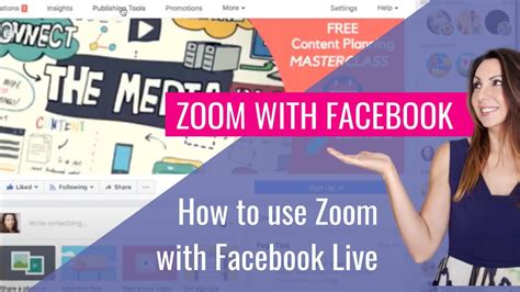How to live stream from zoom to facebook and youtube. How to use Zoom with Facebook Live - YouTube