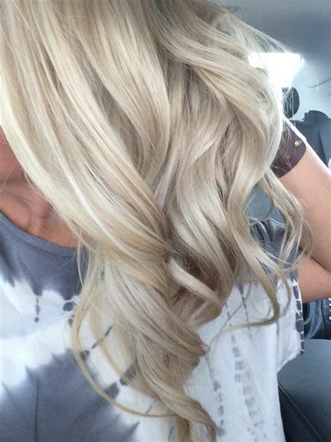 Light Blonde With Beige And Ash Highlights Blonde Hair Hair Styles Long Hair Styles