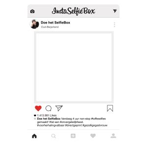 Look-a-Like Instagram Frame | SelfieFun.nl (onderdeel van BooqBox Event