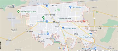 ¿dónde Está Mexicali Mapa Mexicali ¿dónde Está La Ciudad