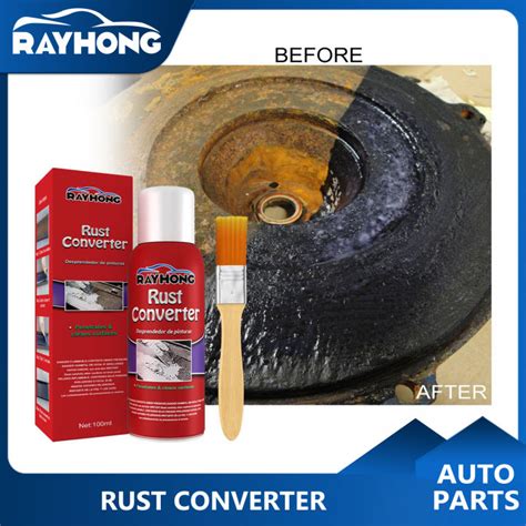 Rayhong 100ml Car Anti Rust Water Based Metal Rust Remover Chassis Rust