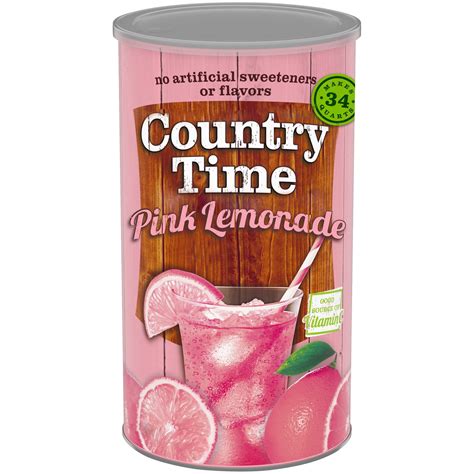 Country Time Pink Lemonade Naturally Flavored Powdered Drink Mix 516