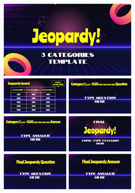 Free Powerpoint Jeopardy Template