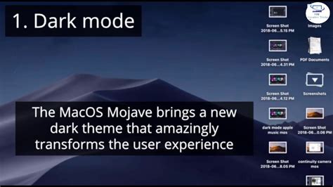 Macos Mojave Top Features Youtube
