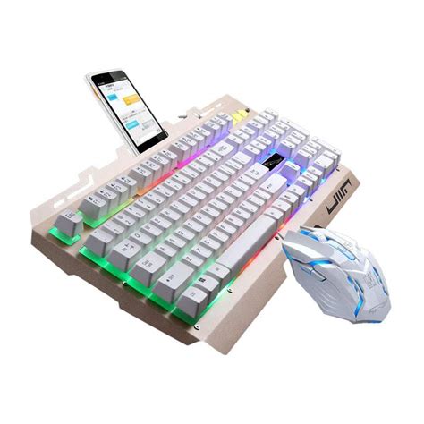 Buy G700 Game Luminous Wired Usb Mouse And Keyboard Suit With Rainbow