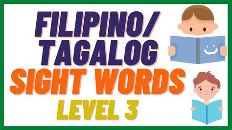 Filipino Tagalog Sightwords Level Linangin Ang Kasanayan Ng Bata