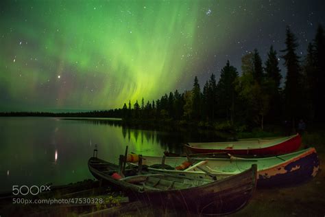 Northern Lights In Finnish Lapland By Robert Canis 500px