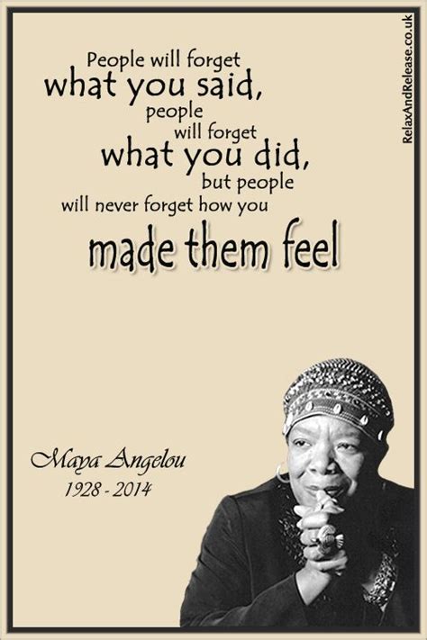 We hope you enjoyed our collection of 23 free pictures with maya angelou quote. Quote of the Day ~ Maya Angelou: People will forget what ...