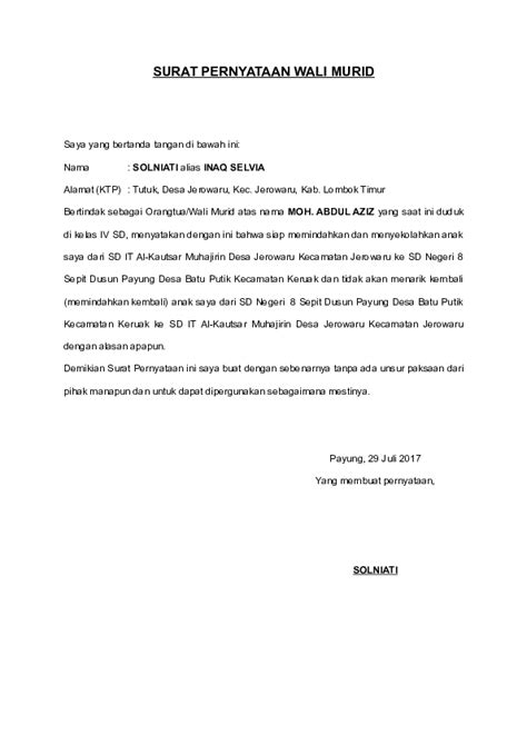 Yuk Lihat 12+ Contoh Surat Keterangan Wali Siswa Dari Desa Paling Baru