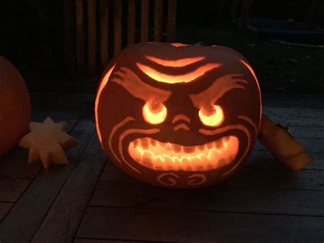 Halloween Ninjago Lord Garmadon Pumpkin Pumpkin Carving Pumpkin Ninjago