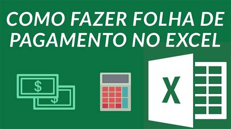 Como Fazer Folha De Pagamento No Excel