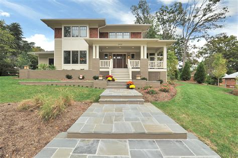 Ranch style homes are most commonly characterized by a single story with a low roof and attached garage. Prairie Style Home | Prairie style interior, Praire style ...